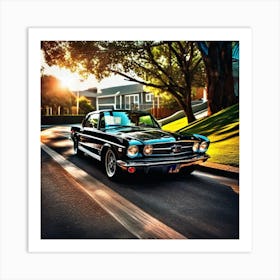 Ford Mustang 5 Art Print