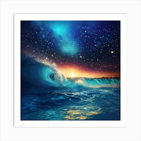 Ocean Waves Art Print