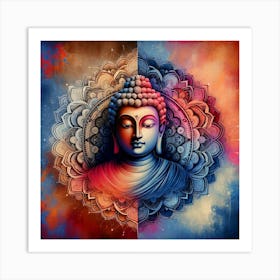 Buddha Painting 11 Art Print