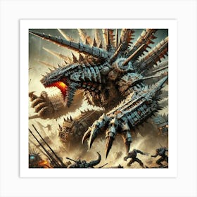 Ragnarok Destruction Titan Iron Commonwealth Art Print