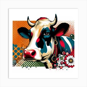 Cow Painting Art Print