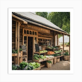 Farm Stand 2 Art Print