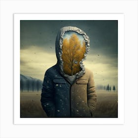 Hooded Forest Art Print