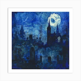 Night Of The Full Moon Art Print