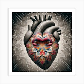 Heart Of Gold 1 Art Print