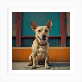 Portrait Of A Dog 7 Art Print