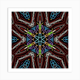 Psychedelic Mandala 26 Poster