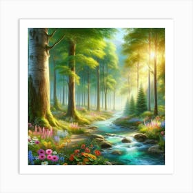 Beautiful Forest 6 Art Print