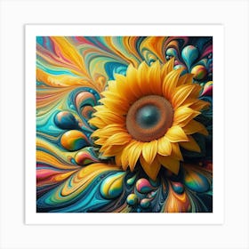 Sunflower 2 Art Print