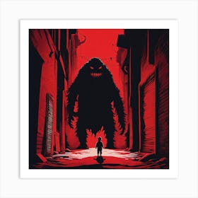 Monster From Hell Art Print