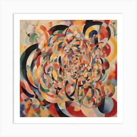 Orphism: an emphasis on abstract compositions Art Print