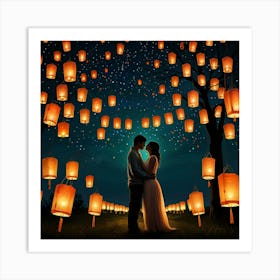 Default Wish Lanterns For Love Art Print 1 Art Print