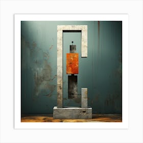 Concrete Sculpture Art Print