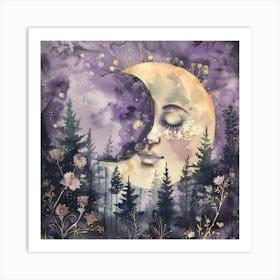 Moon Illustration 2 Art Print