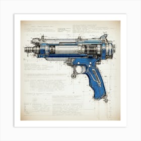 Ncmoore Rail Gun Art Print