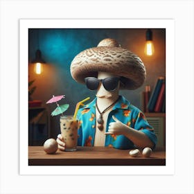 Mushroom Man Art Print