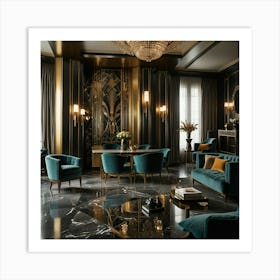 Deco Living Room 5 Art Print