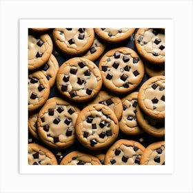 Chocolate Chip Cookies 4 Art Print