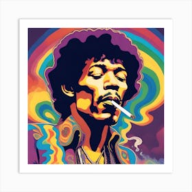 Jimi Hendrix Art Print