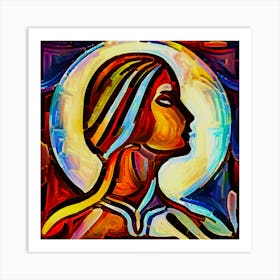 Hecate Glass Mosaic 3 Art Print