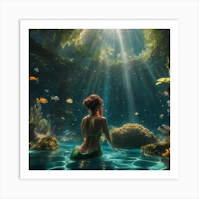 Little Mermaid 3 Art Print