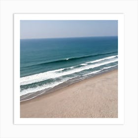 Aerial View Of The Beach 5 Art Print