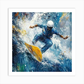 'Surfing' Art Art Print