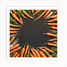 Carrots In A Circle 1 Art Print