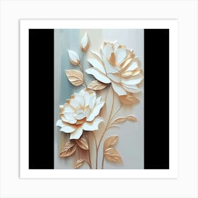 Paper Flowers 1 Art Print