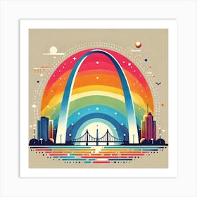 Gateway Arch 3 Art Print