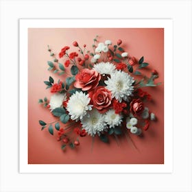 Bouquet Of Flowers Art Print