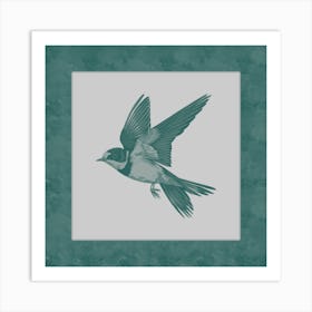 Swallow in Flight Art Print