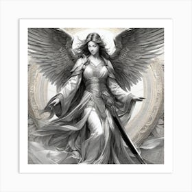 Angel 4 Art Print