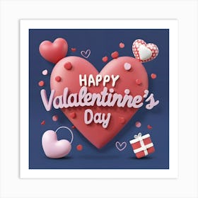 Happy Valentine's Day 5 1 Art Print