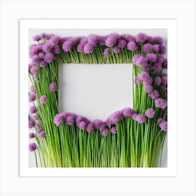 Frame Of Flowers 5 Art Print