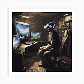 Vr Headset 29 Art Print