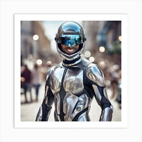 Futuristic Man 136 Art Print