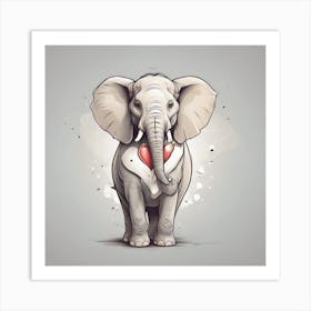 Elephant 3 Art Print