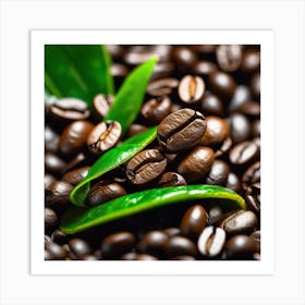 Coffee Beans 125 Art Print