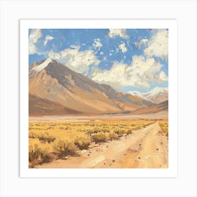 Road To The Mountains 3 Art Print