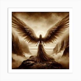 Angel With Wings 5 Art Print