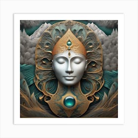 Goddess Of The Mountains Art Print