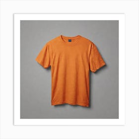 Orange T - Shirt Art Print