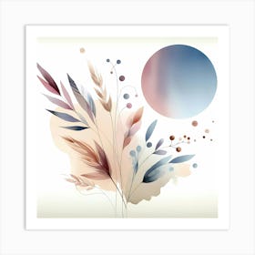 Abstract Floral Painting 9 Art Print