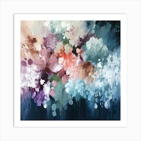 Abstract Floral Painting Art Print