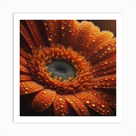 Gerbera Flower Art Print