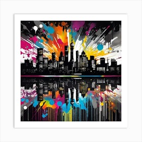 New York City Skyline 76 Art Print