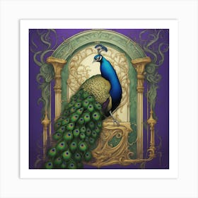 Peacock Art Print