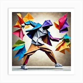 Origami Dancer 144 Art Print