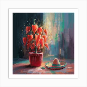 Mexican Peppers 3 Art Print